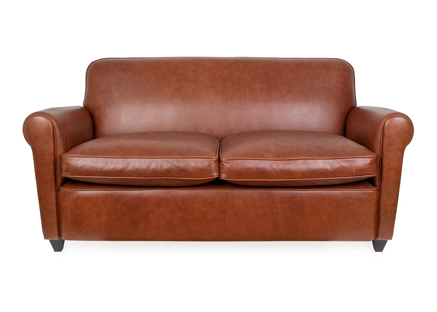 Heal's Barrington II 2-Seater Sofa Tan Leather
