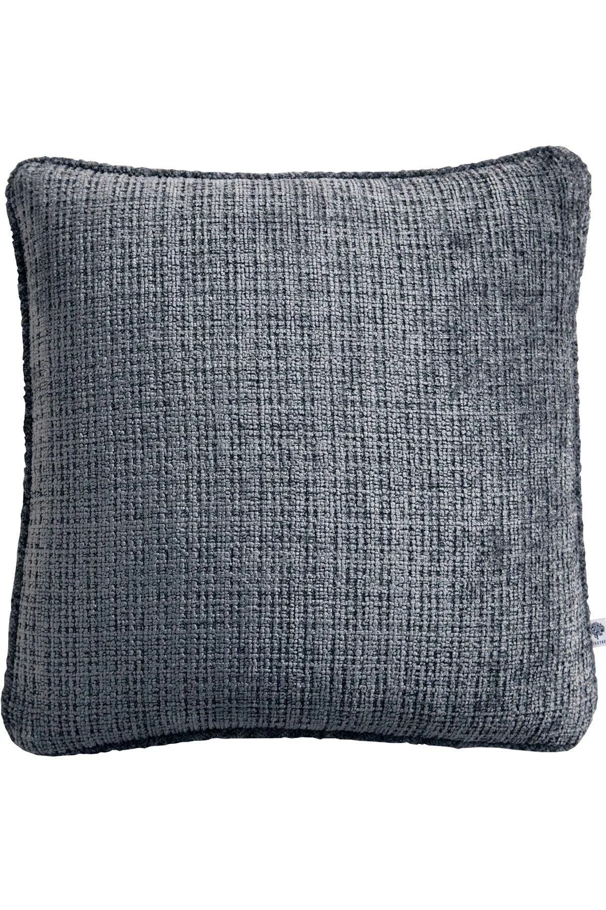 Appletree 'Alba' Textured Chenille Filled Cushion in Charcoal 2