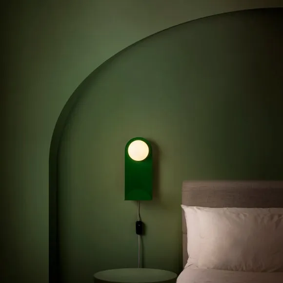 Elements Harton Shelved Plug In Wall Light 2