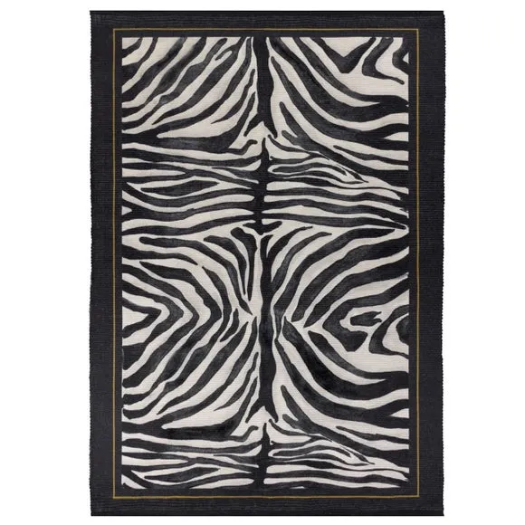 Paoletti Leopardis Zebra Indoor Outdoor Rug 5