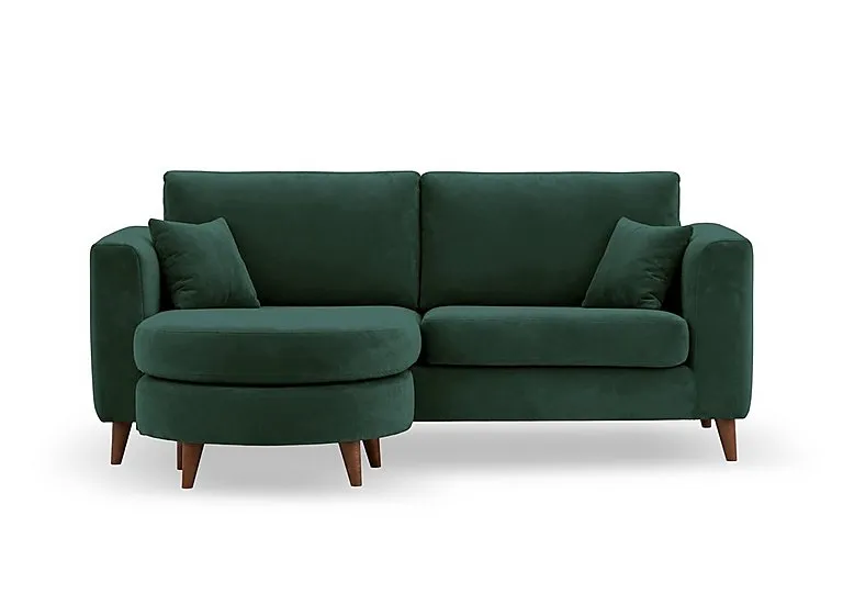 Erin 3 Seater Fabric Sofa with Reversible Chaise End - Sofas and Armchairs - In Time for Christmas