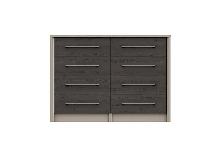 Paddington 8 Drawer Wide Chest - Anthracite