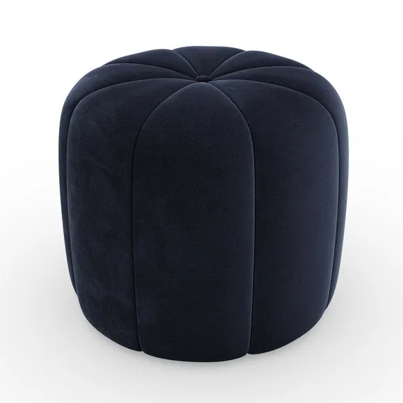 Pumpkin Velvet Footstool 5