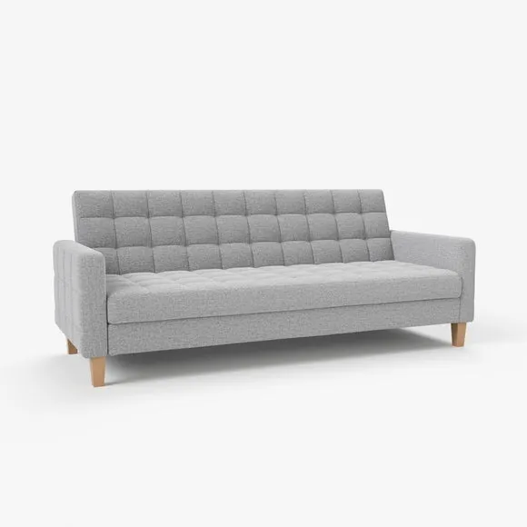 Harlow Flatweave Storage Double Sofa Bed 4
