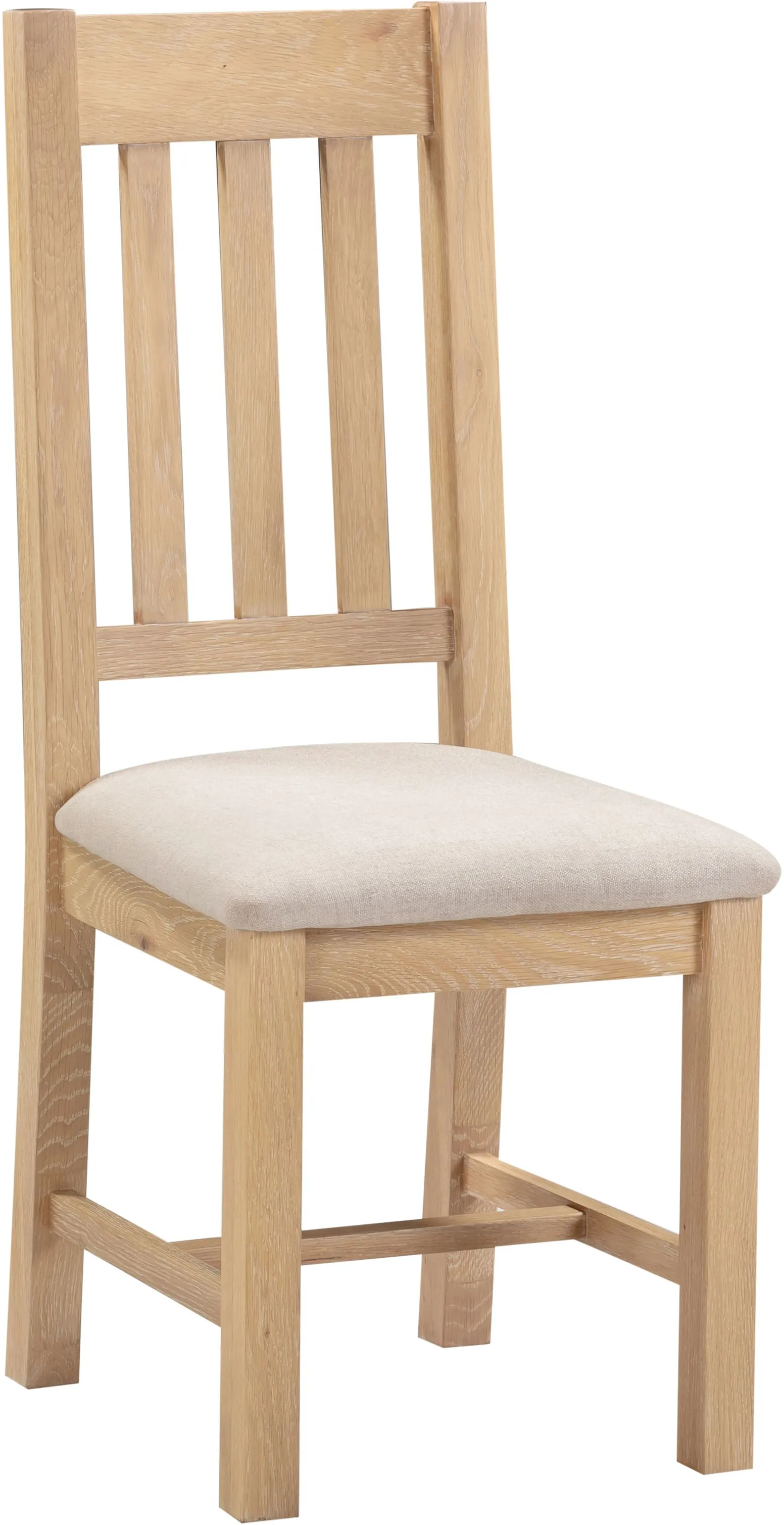 Seconique Windsor Slatted Chair (Box of 2) in Light Oak 2