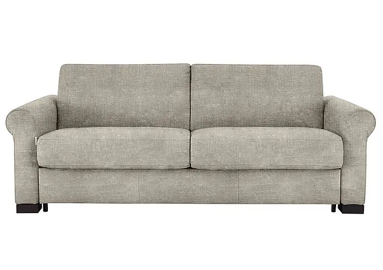 Alcova 3 Seater Fabric Sofa Bed with Scroll Arms
