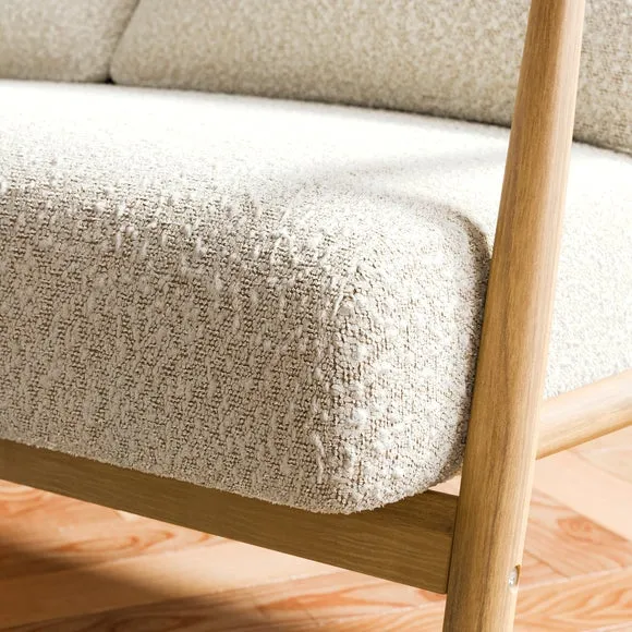 Alpine Boucle Spindle 2 Seater Sofa 4