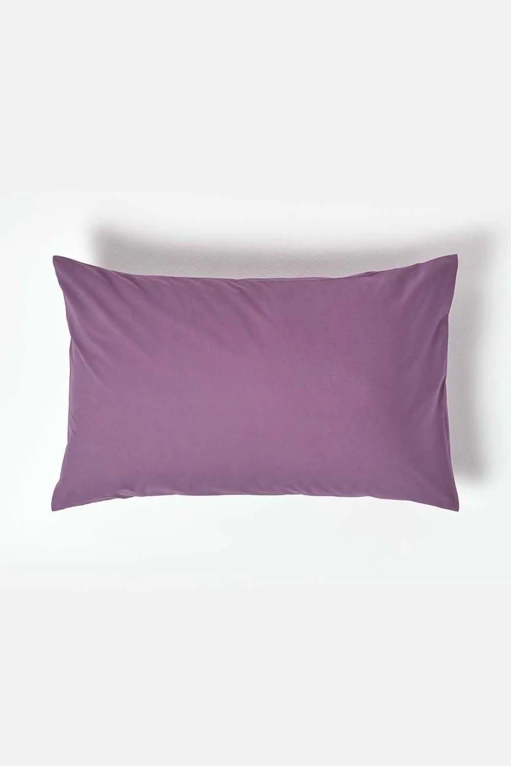 Homescapes Egyptian Cotton Housewife Pillowcase 200 TC, Standard Size in Grape 1