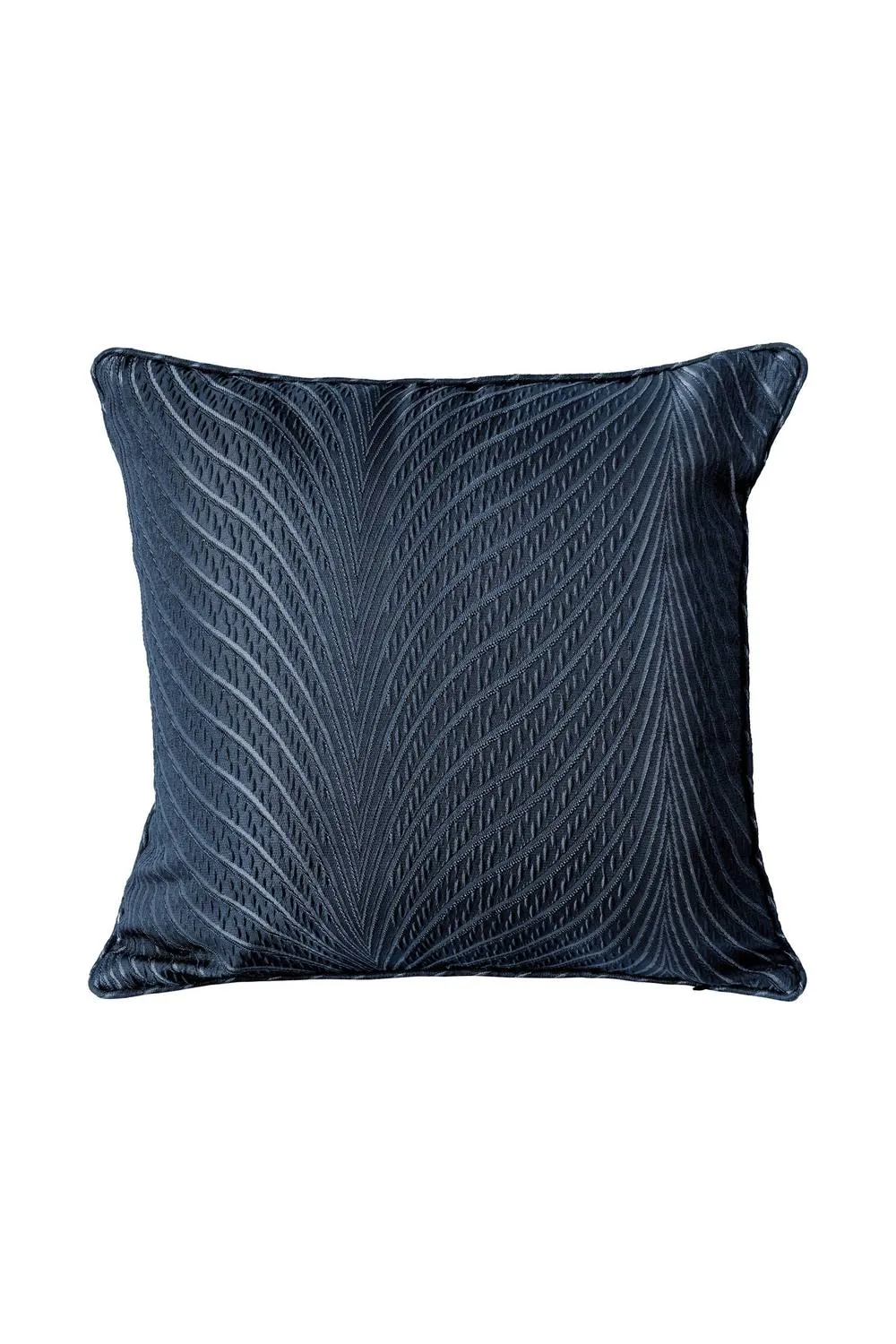 New Edge Blinds Wave Collection Cushion Cover in Mid Navy