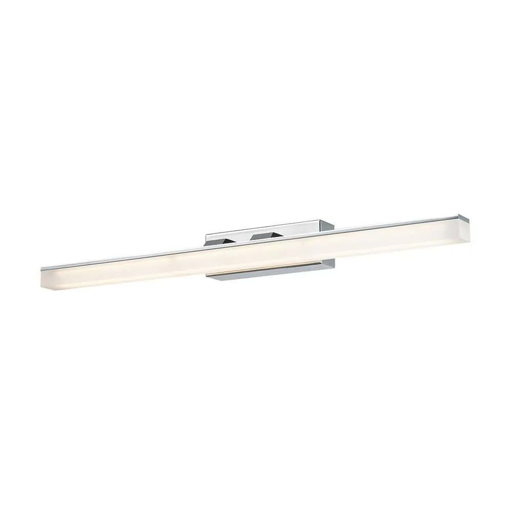 Netlighting Modern LED Wall Lamp Chrome Warm White 3000K 840lm in Silver
