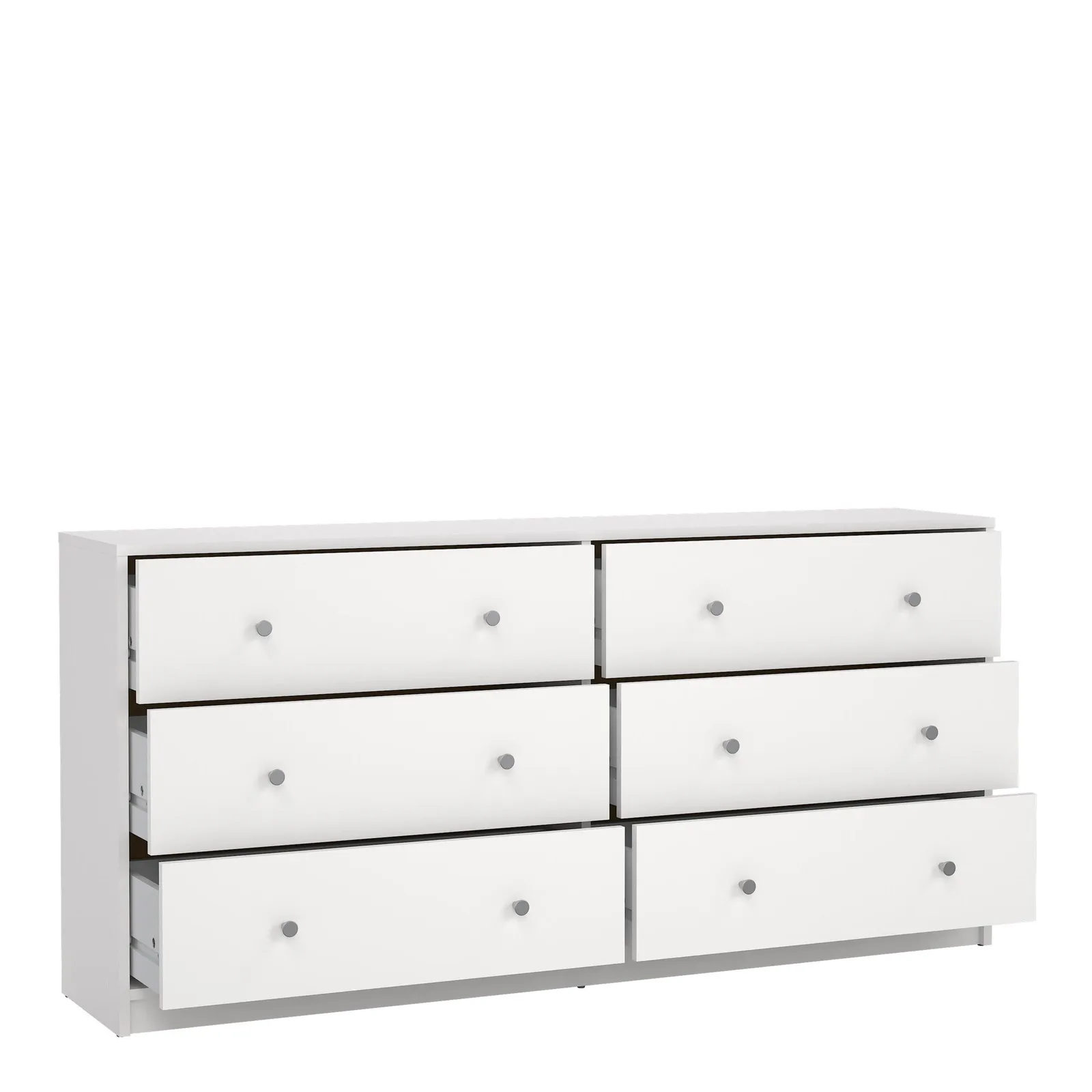 Furniture To Go May Chest of 6 Drawers (3+3) in White 5