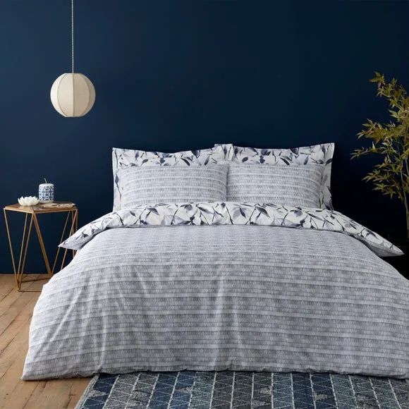 Zen Reversible Polycotton Duvet Cover and Pillowcase Set 3