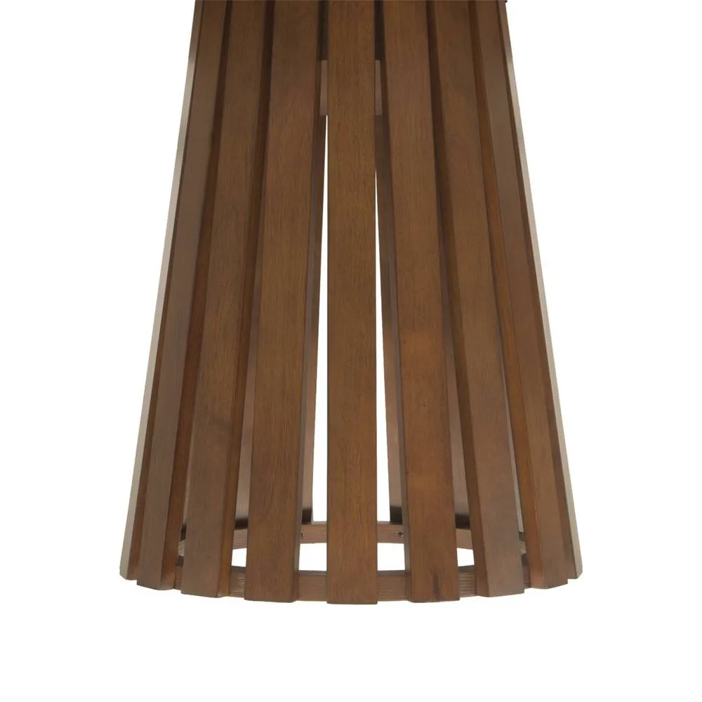 sweeek Round dining table rubberwood & oak veneer, seats 4 in Dark Brown 4