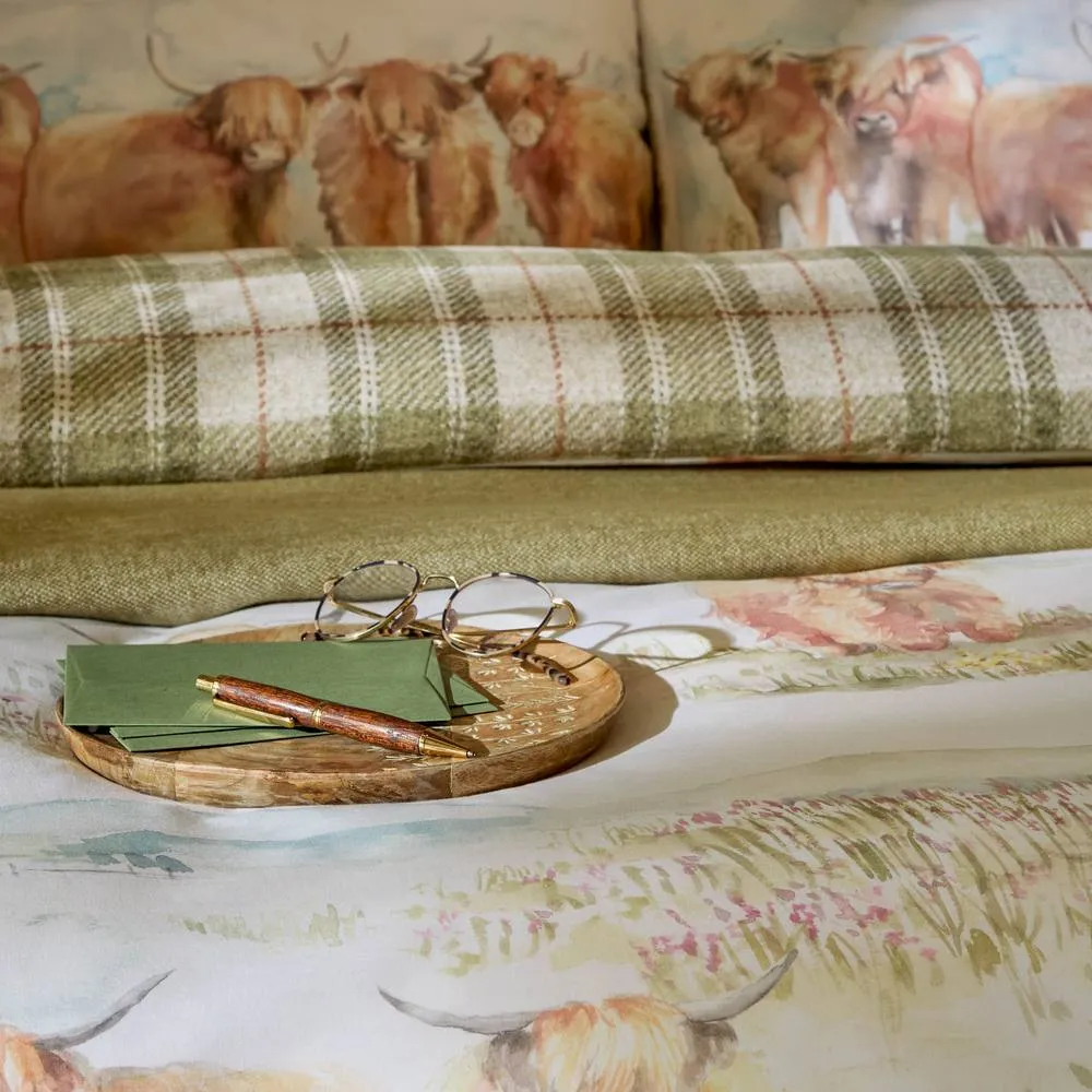 Voyage Maison Highland Cattle 100% Cotton Reversible Duvet Cover Set 2