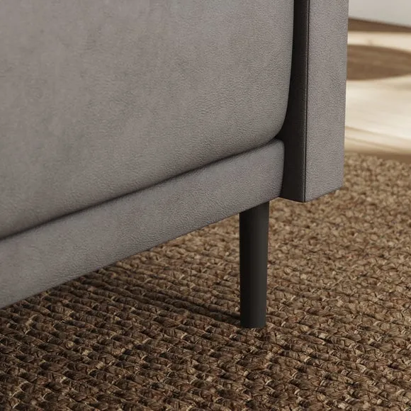 Mae Corner Dining Bench, Faux Leather 4