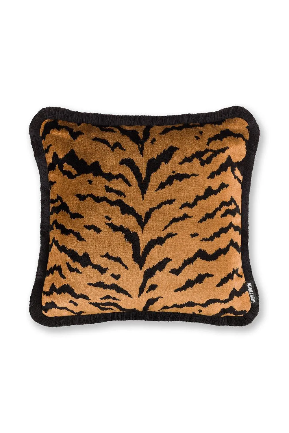 Luxe Velvet Tiger Cushion