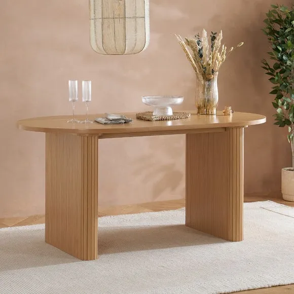 Axel 6 Seater Oval Dining Table