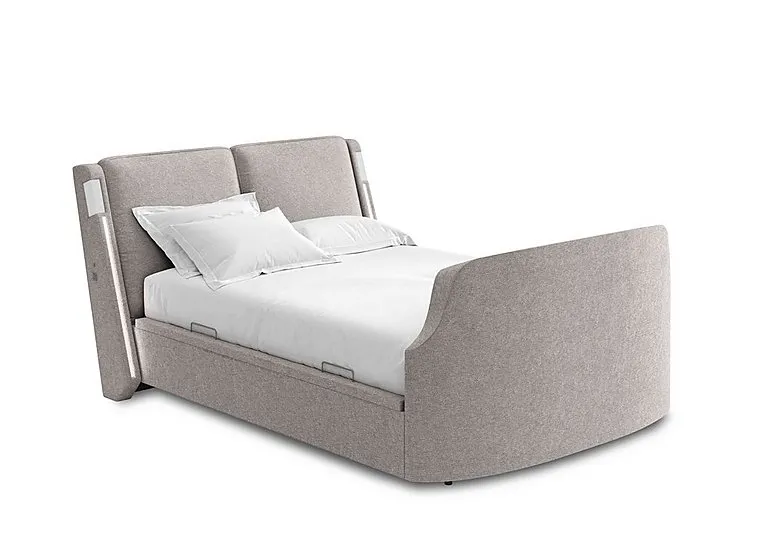 Premiere Side Lift Ottoman TV Bed Frame with Dolby Atmos - Double