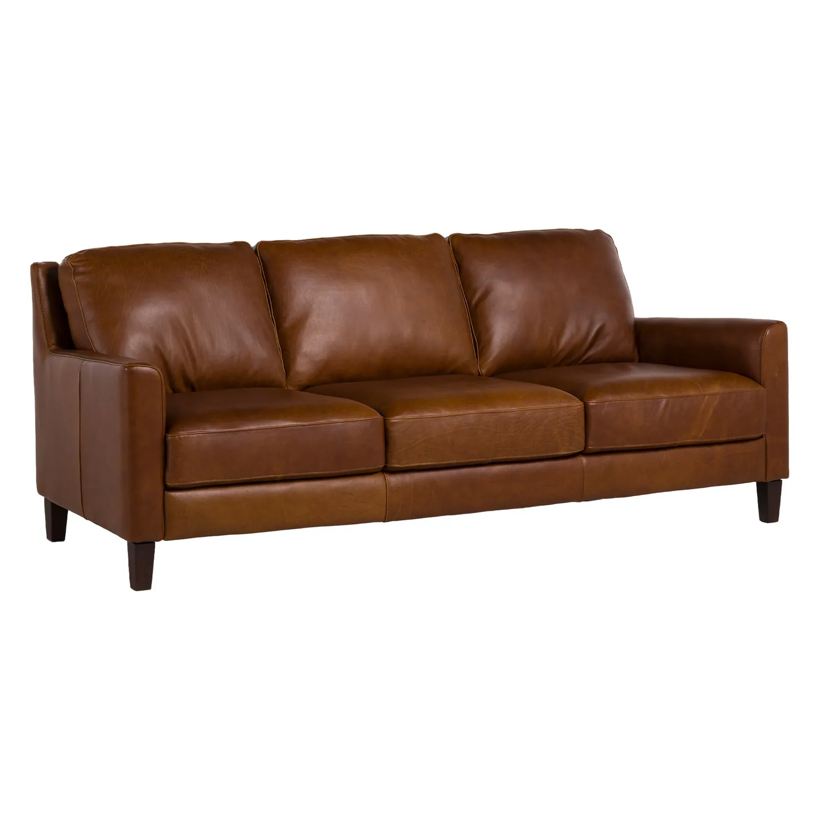Albard 3 Seater Sofa, Brown Leather | Barker & Stonehouse 2