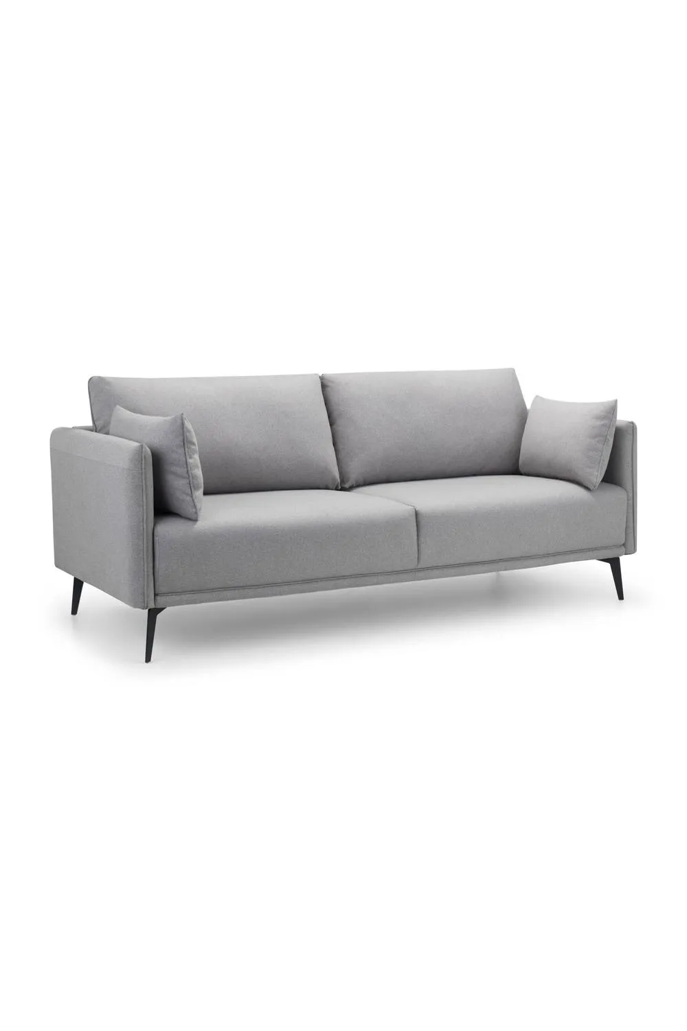 Julian Bowen Rohe Upholstered 3 Seater Sofa in Grey 3