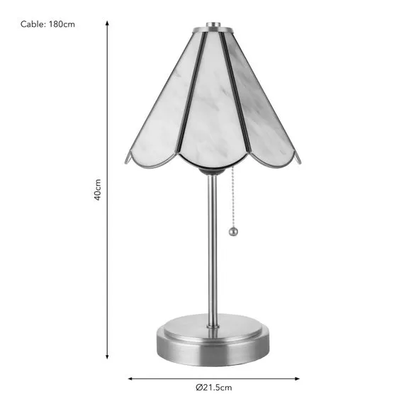 Colette Mid Century Table Lamp 6