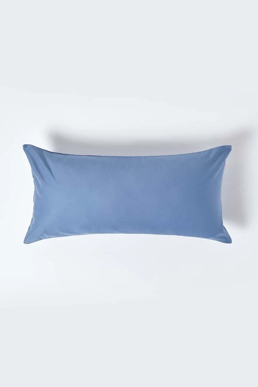 Homescapes Continental Egyptian Cotton Pillowcase 1000 TC, 40 x 80 cm in Blue 1