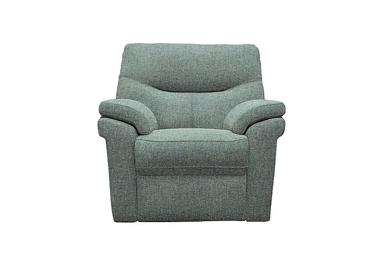 Seattle Fabric Power Recliner Armchair with Power Lumbar and Heated Seat - Dapple Kingfisher