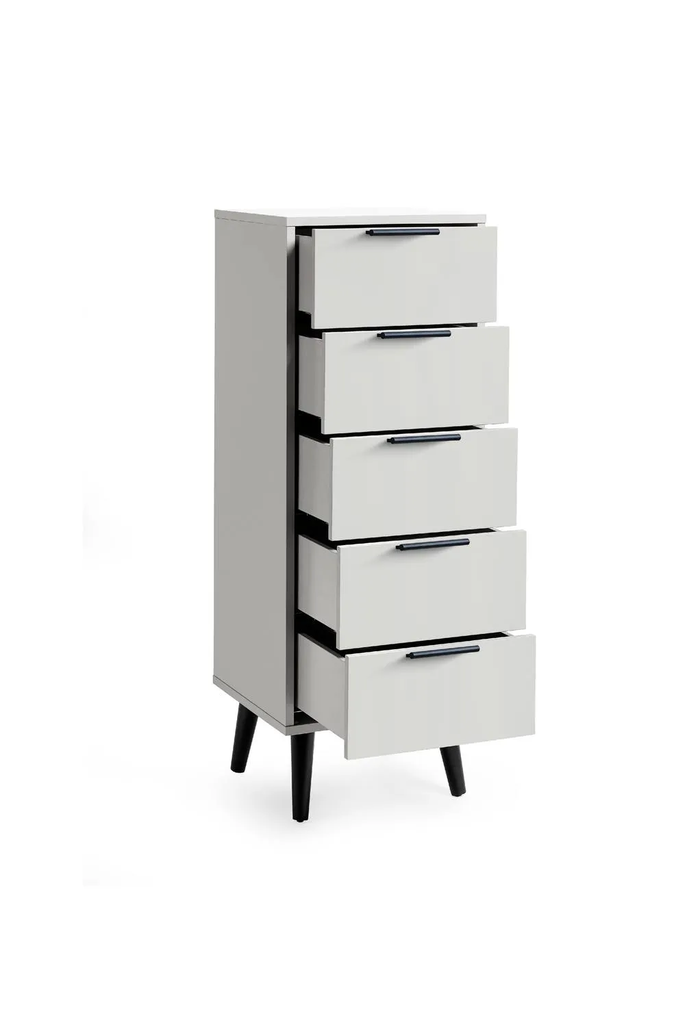 Julian Bowen Alba 5 Drawer Chest in Grey 4