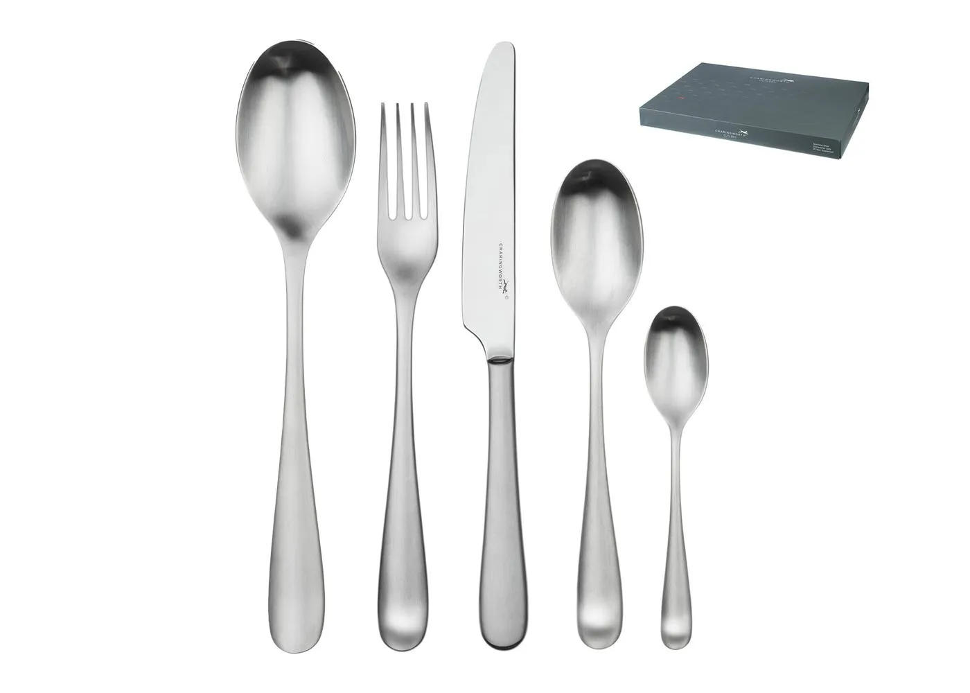 Charingworth Mogano Satin Cutlery 42 Piece Set