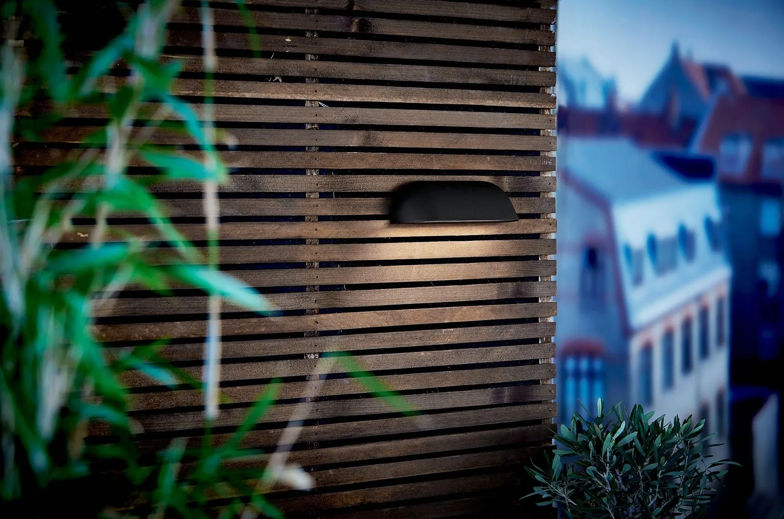 Nordlux Front Outdoor Wall Light Black Metal Garden LED IP44 3000k Mains 3