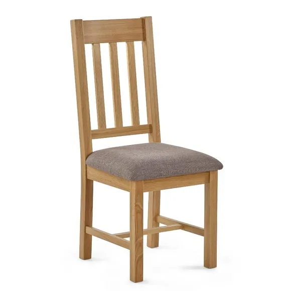 Mallory Set Of 2 Dining Chairs, Oak 3