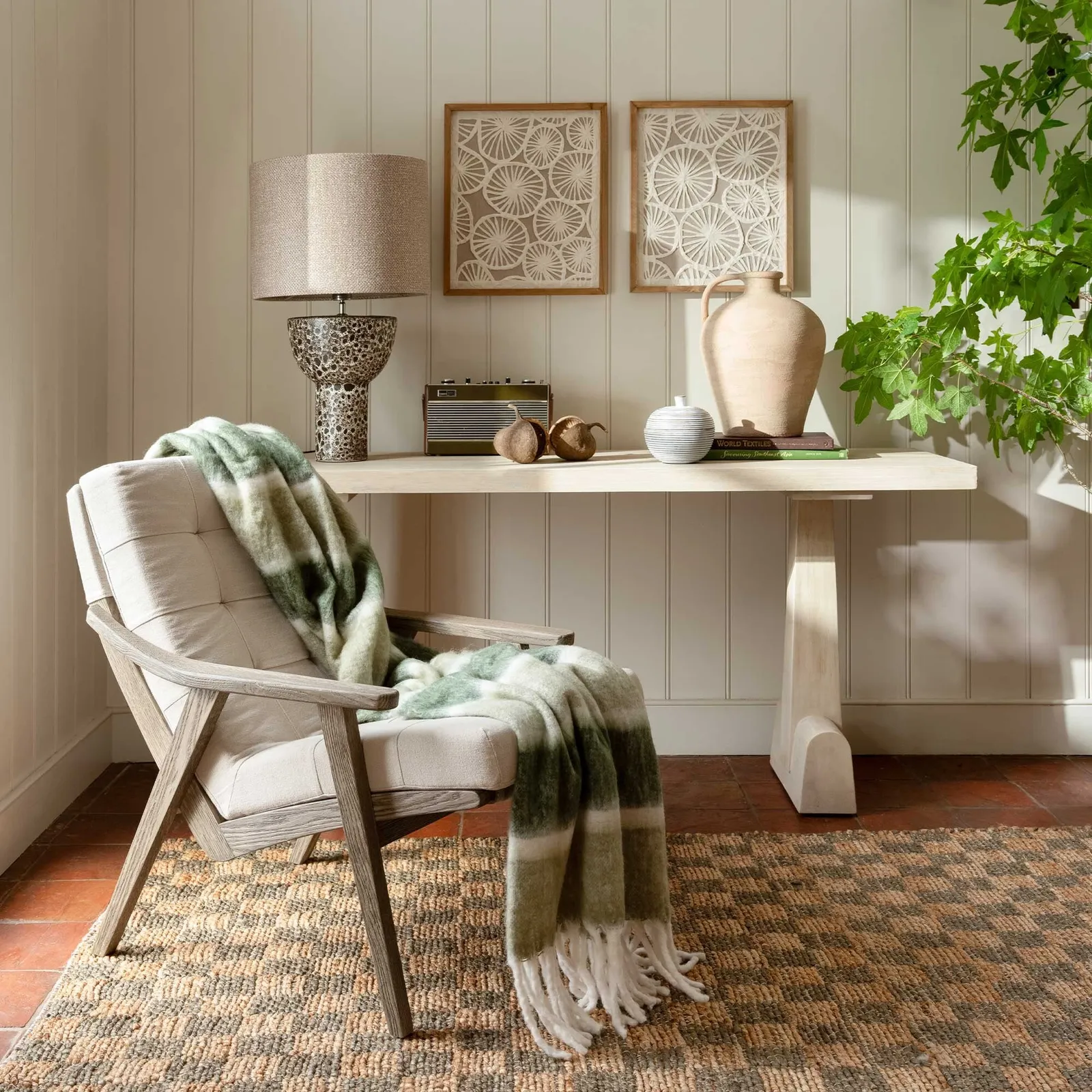 Haverton Console Table 170X55X76Cm, White Wood | Barker & Stonehouse 2
