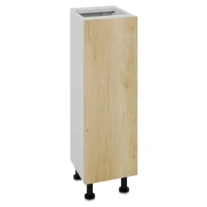 Wickes Broxwood Natural Oak Slimline Depth Base Unit - 300mm