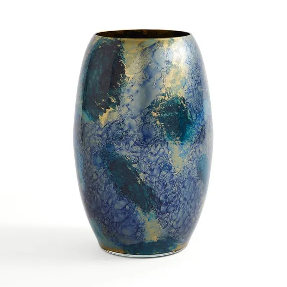 Glass Marble Effect Vase 3