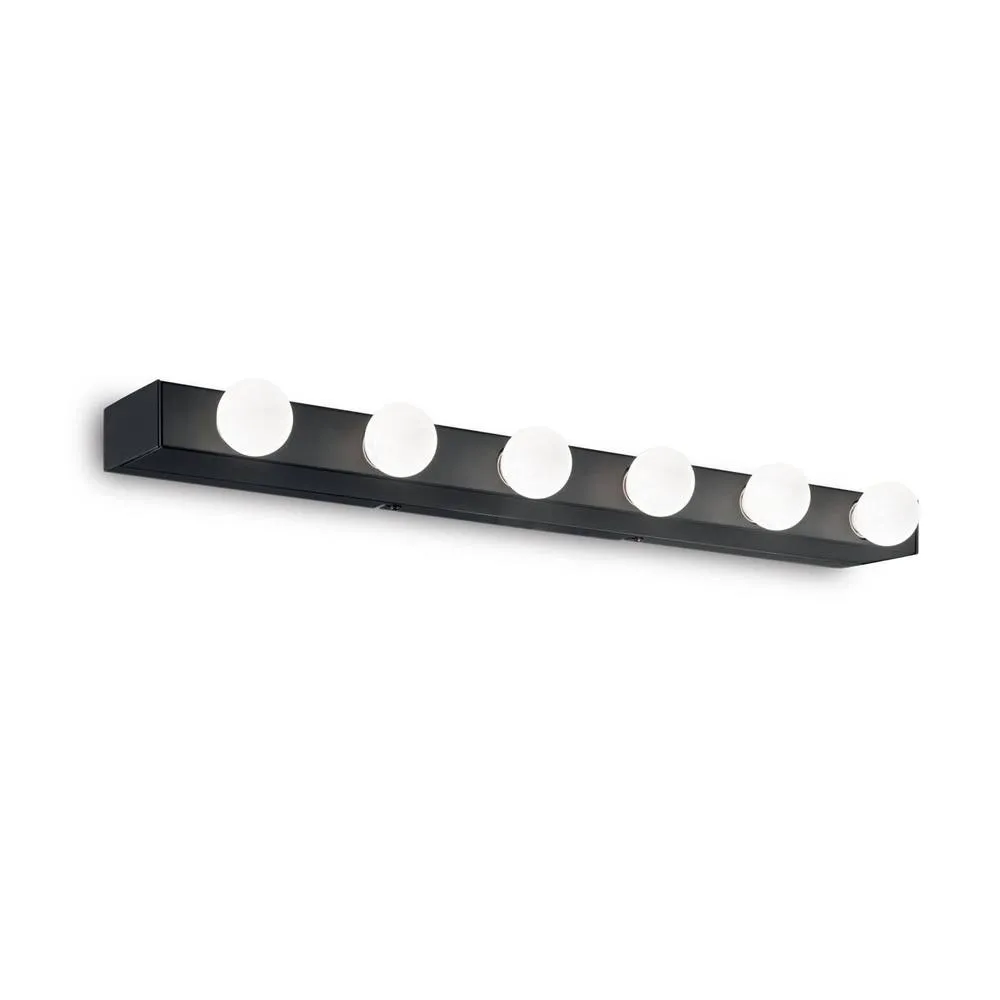 Netlighting Prive' 6 Light Wall Light Black