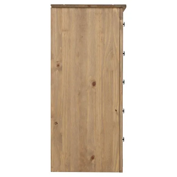 Panama 5 Drawer Chest, Pine 4