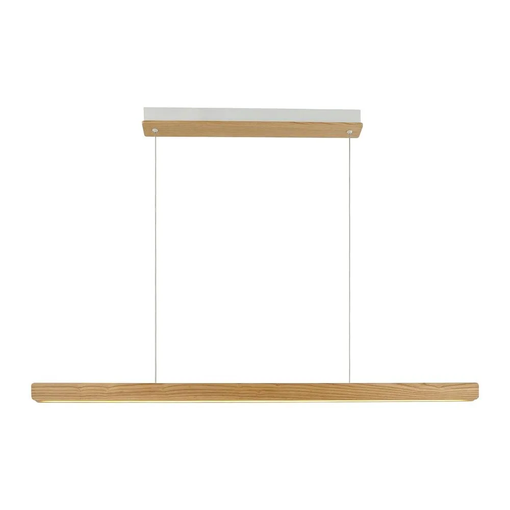 Nordlux Modern Indoor Pendant Light Brown Wood Intergrated LED 30, 000hrs - Mains Powered, IP20 3