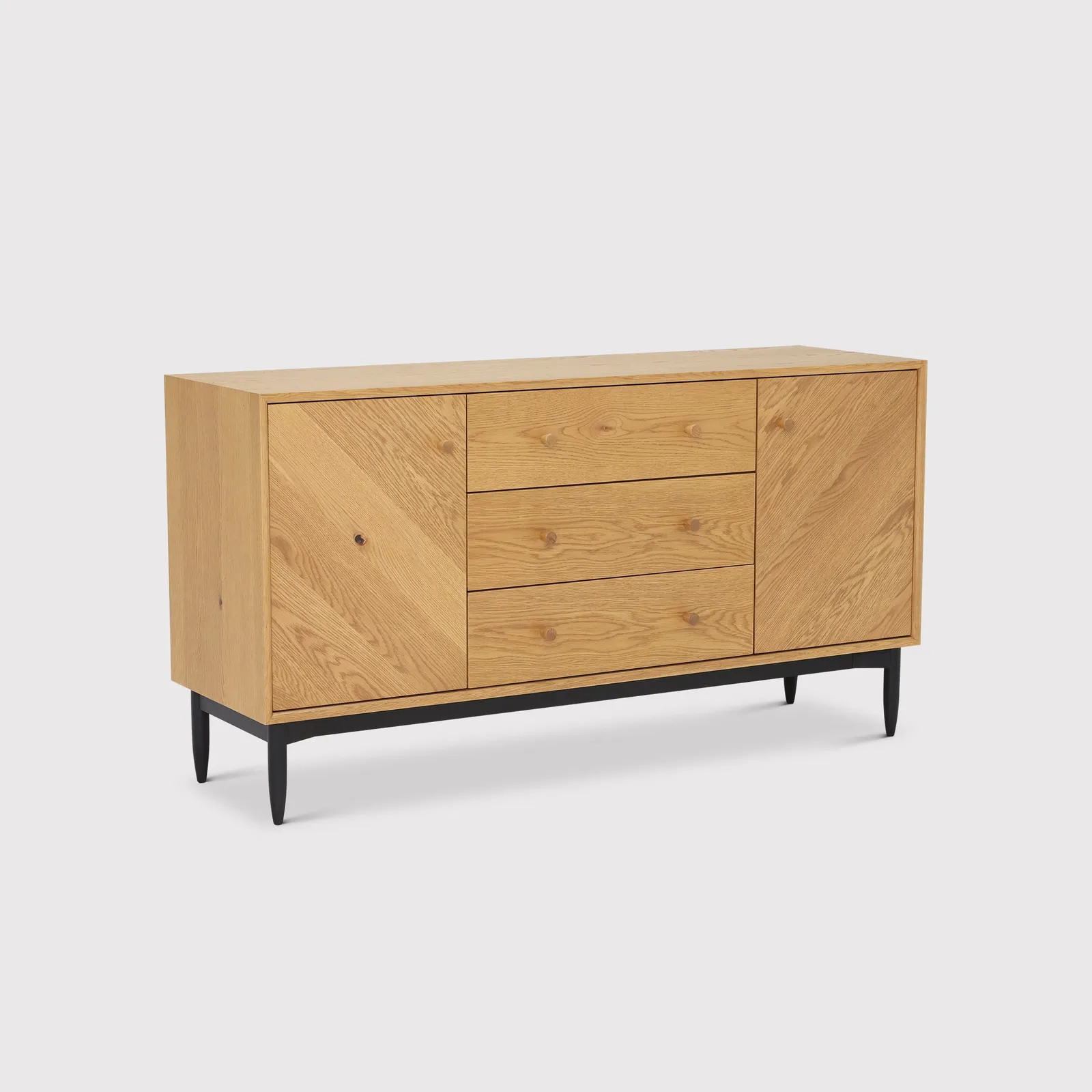 Ercol Monza Large Sideboard, Neutral Oak | Barker & Stonehouse