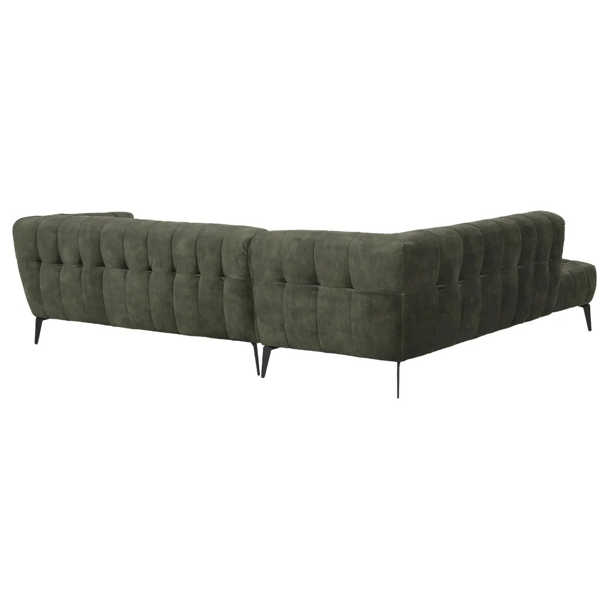 Azalea Corner Group Chaise Left Corner Sofa, Green Fabric | Barker & Stonehouse 4