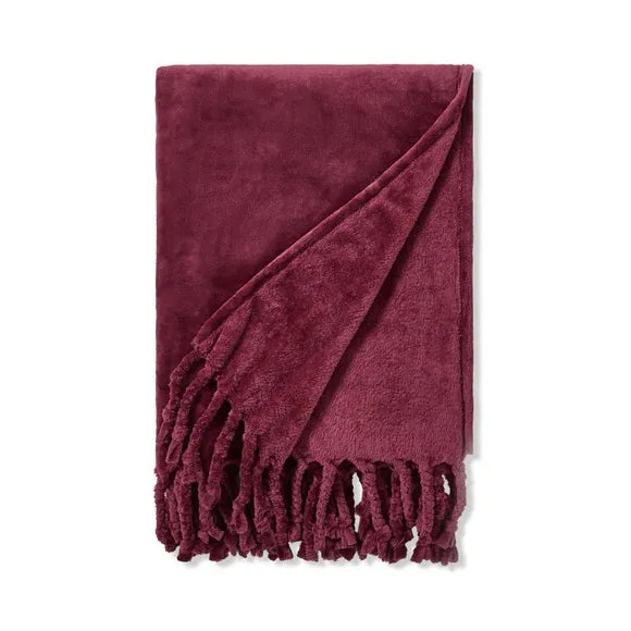Tassel Throw Blanket 130cm x 170cm 4