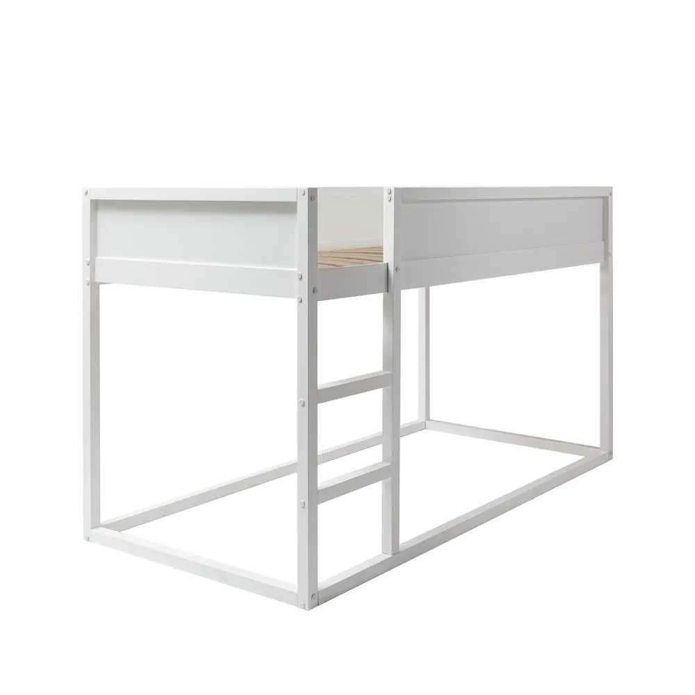 Nöa and Nani Lykke Midsleeper Cabin Bed Reversible with Straight Ladder in White 6