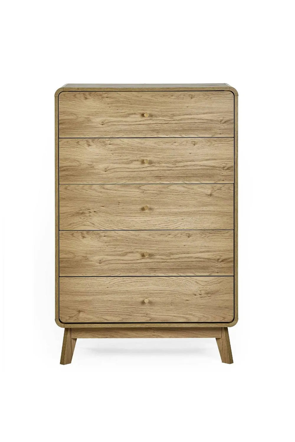 Julian Bowen Ingrid 5 Drawer Chest in Beige 4