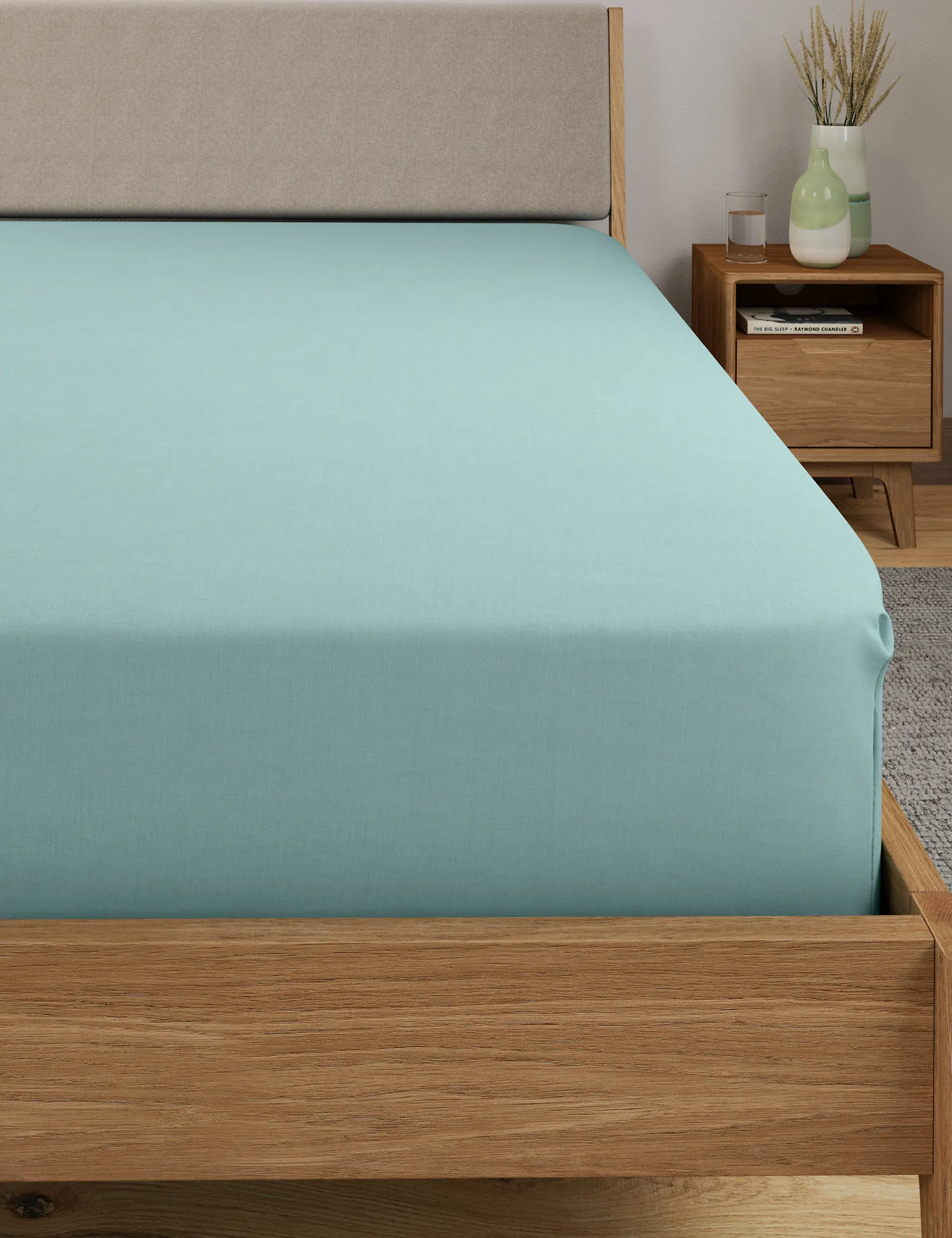 M&S Cotton Rich Percale Extra Deep Fitted Sheet