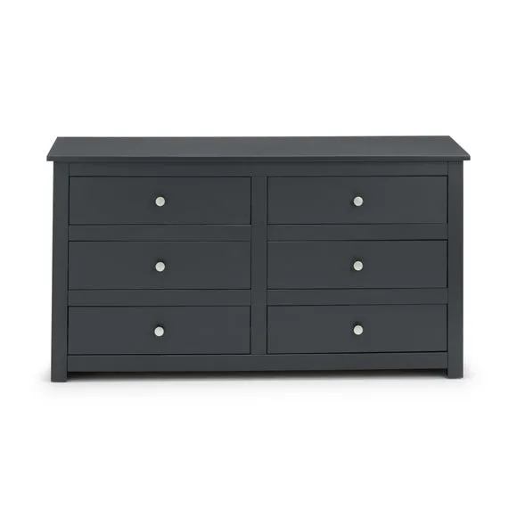 Radley 6 Drawer Chest, Dark Grey 4