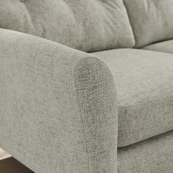 Sven Chunky Chenille Large Corner Chaise Sofa 5
