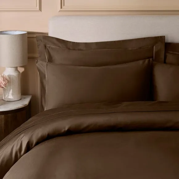 Dorma 800 Thread Count 100% Cotton Sateen Standard Pillowcase 1