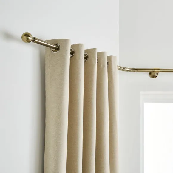 Ashton Metal Bay Curtain Pole 4