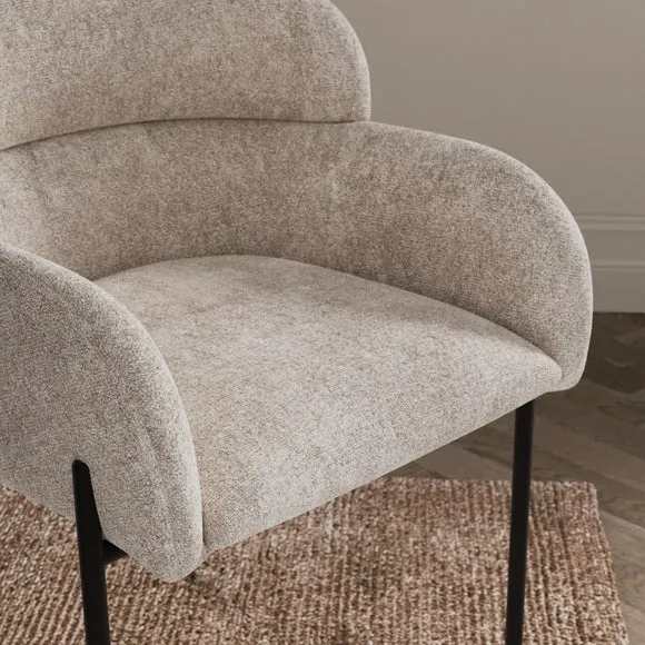 Talullua Dining Chair, Luxe Chenille 3