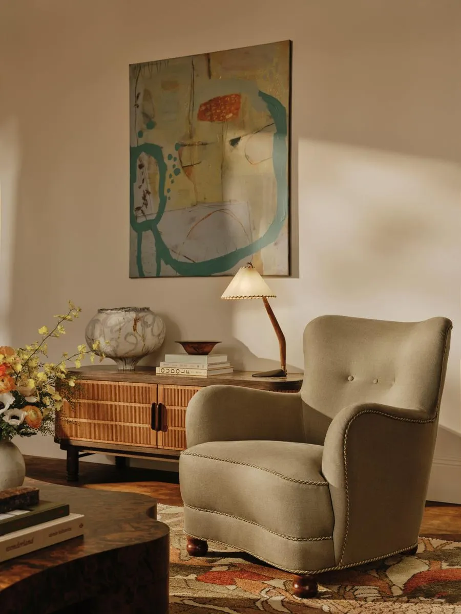Pippa Armchair, Linen, Wheat