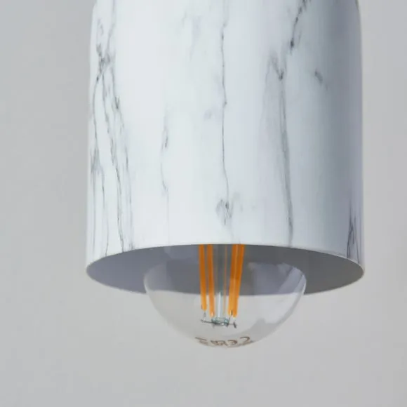 Elements Levi Marble Adjustable Pendant Light 3